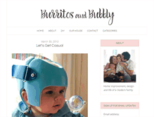 Tablet Screenshot of burritosandbubbly.com